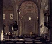 Emmanuel de Witte Interior of a Baroque Church France oil painting artist